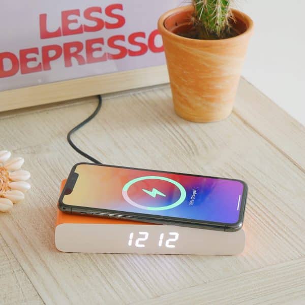  Rise Alarm Clock and Charger - Orange - Image 2